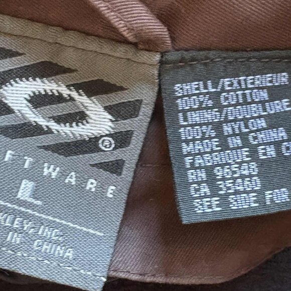 Oakley Software Trench Long Coat Size L Men's Brown - Picture 7 of 10